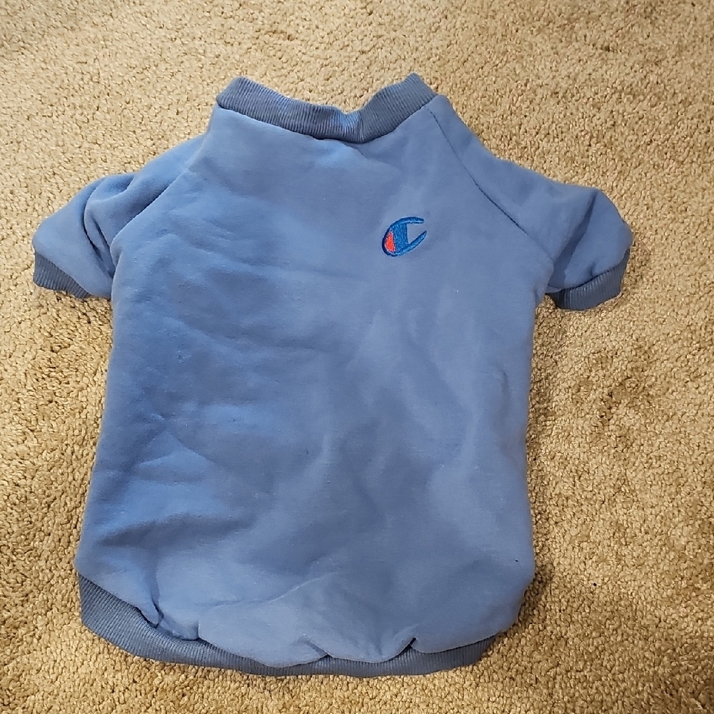 Champion Light Blue Pet Sweater